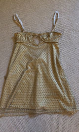 For Love and Lemons Glitter Slip Dress Photo 0