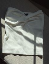 Tube Top White Size M Photo 0
