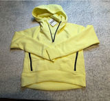 DSG Sport Fleece 1/4 Zip Womens XXS‎ Yellow Chill Hoodie Photo 0