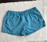 Patagonia Women's Athletic Shorts in Light Blue Photo 0