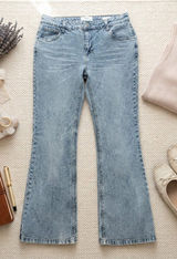 Cotton On Low Rise Bootcut Jeans Light Wash Denim Size 10 US 14 AU Photo 0