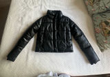 Black leather jacket Size L Photo 0