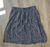 Croft & Barrow Black & White Floral A-Line Skirt – XL Photo 0