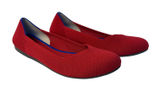 Rothy's womens red The Daily flat shoes. Size W6. Never worn. ballet flat Photo 0