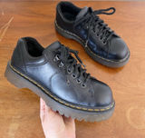 Dr Martens • vintage 8312 lace up oxford shoes platform black leather chunky Photo 0