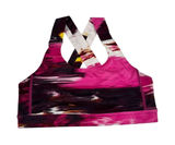 Lululemon Energy Bra Pink Purple‎ Brushstroke Abstract Sports Bra Size 8 Photo 0