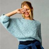 Anthropologie Blue Sweater Photo 0