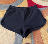 Aritzia Black Lounge Fleece Comfy Very Mini Shorts 2” Inseam Women’s Size XS Photo 0