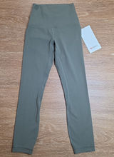lululemon Align High-Rise Crop 23 Leggings Women 0 Army Green NWT Nulu Yoga Photo 0