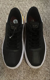 Black & Gold Platform Sneakers – Women’s Size 6 Photo 0