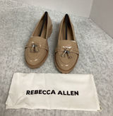 Rebecca Allen The Lug Nude IV Patent Leather‎ Tassel Loafers Size 7 Womens NIB Photo 0