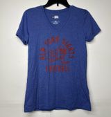 New York Giants Women's T-Shirt NFL Big Blue Football Tee Blue V-Neck Medium Photo 0
