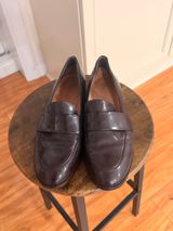 Madewell Dark Brown Leather Loafers Photo 0