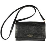 Kate Spade Southport Avenue Natalie Black Pebbled Leather Clutch Crossbody Photo 0