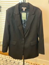H&M Black Blazer, Women’s Size Medium. New w/Tags Photo 0