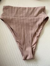 Aerie High Cut Cheeky Bikini Bottoms Small Photo 0