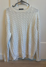 Brandy Melville Sweater Knit White Photo 0