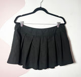 Social Collision Mini Skirt XL Black Pleated Goth Punk Schoolgirl Photo 0