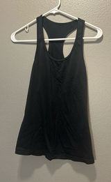 Black Racerback Activewear Tank Top - Size XS/S (14" Pit to Pit) Photo 0