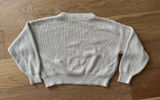 Brandy‎ Melville Cream Oversized Knit Sweater - Brianna Style (MH321) Photo 0