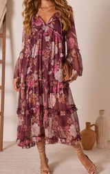 NWOT Vici Whisperfolk A Line Maxi Dress Photo 0