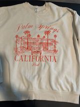 PINK Victoria's Secret Cream crewneck Palm Springs California Photo 0
