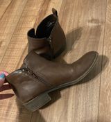 Brown Booties Size 8.5 Photo 0