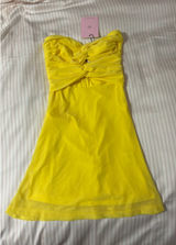 Hello Molly Mini Dress Yellow Photo 0