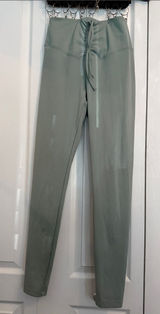 PINK Victoria's Secret Sage Green Ankle & Cropped Leggings Photo 0
