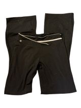 VFC / Body Central Crossover V-Waist Flare Yoga Pants – Black, Size S (4-6) Photo 0