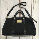 Victoria'S Secret Black Canvas Bag Photo 0