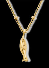 HEY HARPER Sardine Water Resistant Gold Necklace NEW NWT Photo 0