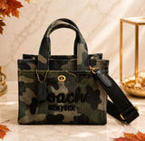 NEW Coach Cargo Tote 26 in Green Multi Camo Canvas | CY843 | NWOT Photo 0