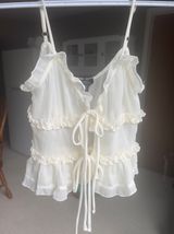 Ruffle Sheer Tank Photo 0