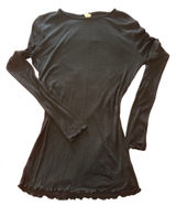 Free People‎ size XS black long sleeve long tshirt Photo 0
