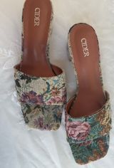 Vintage Canvas Heels  Photo 0
