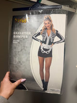 Halloween shiny skeleton romper! Photo 0