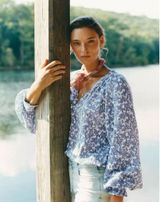 NWT Anthropologie Porridge Elisabeth Peasant Blouse Sz S Photo 0