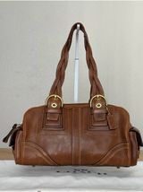 COACH Vintage Leather Shoulder Bag with dustbag Photo 0
