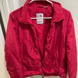 Abercrombie & Fitch Windbreaker Hoodie Jacket Small Red Full Zip Made in Japan Photo 0
