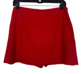 GAP Red Linen Blend Mini Skort Tomato Girl Summer Preppy Resortwear Size Small Photo 0