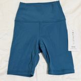 Athleta Transcend 7" Biker Short Womens XXS Blue High Rise‎ Yoga Athletic Blue Photo 0
