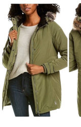 Spyder Coat Women Medium Sage Green Hooded Insulated Explorer Parka Outdoor‎ Photo 0