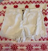 jean shorts White Size L Photo 0