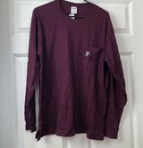 VS Pink | burgundy long sleeve Photo 0