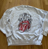Abercrombie & Fitch Soft A&F Fleece Rolling Stones Oversized Sweatshirt Sz S Photo 0