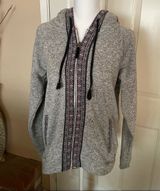 American Eagle gray zip up hoodie jacket Photo 0