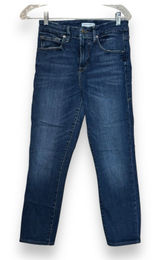 Good‎ American Size 2/26 Good Legs Straight Leg Jeans Blue Mid Rise Stretch Photo 0