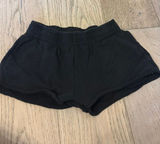 Garage black mini sweat shorts  Photo 0