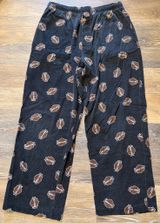 Harley-Davidson Logo Print Pajama Lounge Pants Ralph Marlin Men’s Medium Photo 0